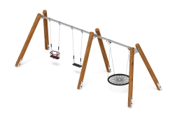 Качели (Лиственница темный) ИО 13.Р.05.03.04.01-Л.И1.01, фото 2