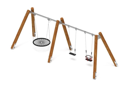 Качели (Лиственница темный) ИО 13.Р.05.03.04.01-Л.И1.01, фото 1