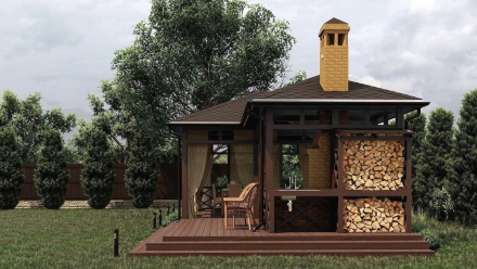 Прямоугольная беседка ХОЛИДЕЙ, фото 7