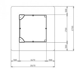 Песочница средняя с ограждением Улитка (Ракушки) - ИО 5.01.02-02, фото 6