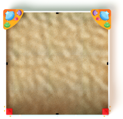 Песочница средняя с ограждением Улитка (Ракушки) - ИО 5.01.02-02, фото 5