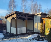 Угловая беседка ТАВИРА Угловая беседка ТАВИРА