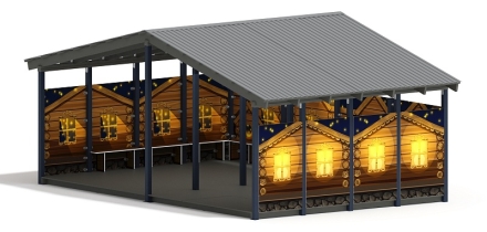 Теневой навес (Эко) - МФ 70.6.4-02, фото 3