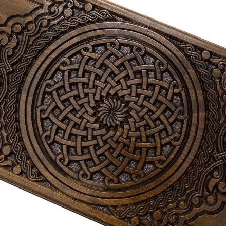 Нарды резные "Армянский узор-3" 60, Haleyan, фото 3