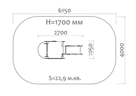 Горка Бабочка 08102.21 H=650 для детской площадки, фото 3
