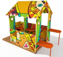 Детский домик, паттерн "Этник" ДМ016.02.01