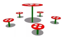 Детский столик Мухомор CКИ 075 для игровой площадки