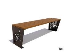 Банкетка Роза, Лиственница 2 м Банкетка Роза, Лиственница 2 м