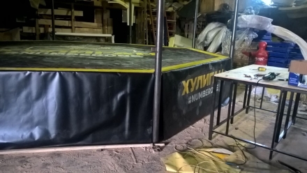 Восьмиугольный ринг ММА на помосте d=7 м (высота помоста 1 м), фото 3