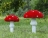 Топиари гриб Мухомор стройный, h=45 см - газон Eco