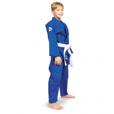 Кимоно дзюдо &quot;GREEN HILL JUNIOR&quot; арт. JSJ-10227-0, р.0/130, курт.хлоп., брюки хлоп./полиэст., син., фото 1