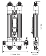Ультрафиолетовая установка Elecro Quantum QP-130 с дозирующим насосом