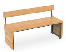 Скамейка со спинкой Спутник 1 (1,8х0,43х0,45 м) Скамейка со спинкой Спутник 1 (1,8х0,43х0,45 м)