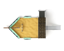 Детская игровая площадка Летучий Голландец Парусник ДИК 2.03.3.01-04 Н=1200, фото 5