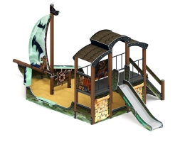 Детская игровая площадка Летучий Голландец Парусник ДИК 2.03.3.01-04 Н=1200, фото 3