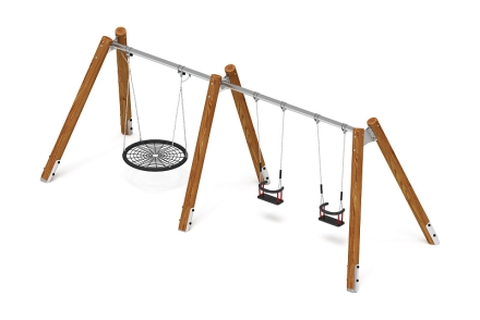 Качели (Лиственница темный) ИО 13.Р.05.01.01.01-Л.И1.01, фото 2