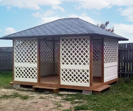 Прямоугольная беседка ШАТЕР, фото 4