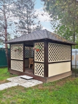 Прямоугольная беседка ШАТЕР Прямоугольная беседка ШАТЕР