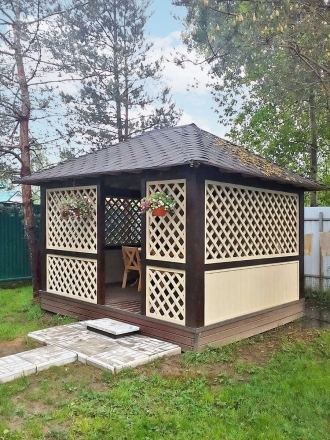 Прямоугольная беседка ШАТЕР, фото 2