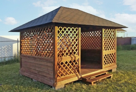 Прямоугольная беседка ШАТЕР, фото 10