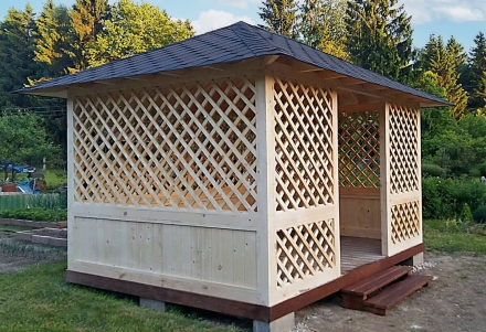 Прямоугольная беседка ШАТЕР, фото 7