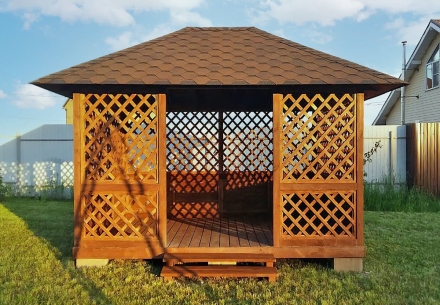 Прямоугольная беседка ШАТЕР, фото 9