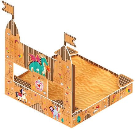 Песочница Королевство (Картонное) ИО 5.15.01-12, фото 1