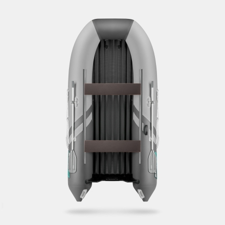 GLADIATOR E 300 SL AIR SPORT Светло-темносерый моторная лодка ПВХ, фото 3