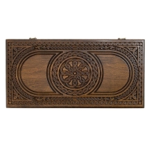 Нарды резные "Армянский узор-2" 60, Haleyan Нарды резные "Армянский узор-2" 60, Haleyan