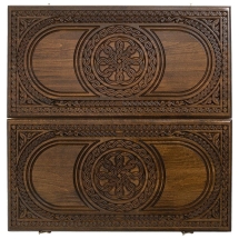 Нарды резные "Армянский узор-2" 60, Haleyan Нарды резные "Армянский узор-2" 60, Haleyan