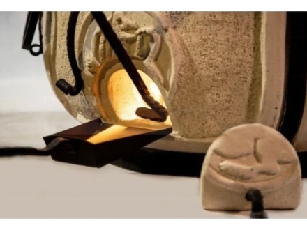 Тандыр керамический Аладдин с откидной крышкой, фото 8