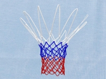 Сетка баскетбольная игровая, импорт, 3-цв., (4,0)  шт