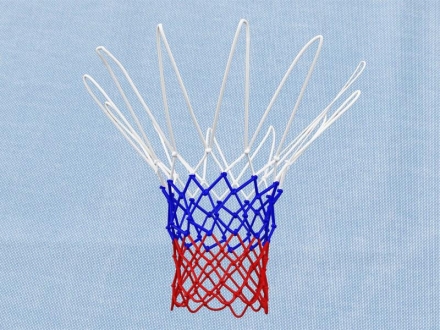 Сетка баскетбольная игровая, импорт, 3-цв., (4,0)  шт, фото 1