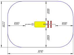 Качалка на пружине Лошадка КБ-39.1Х для игровой площадки, фото 2