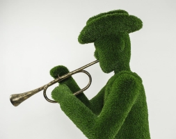 Топиари городской музыкант с трубой - газон Eco, фото 4