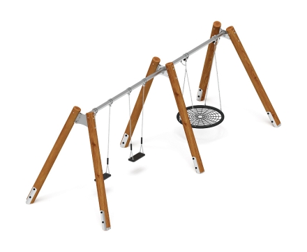 Качели (Лиственница темный) ИО 13.Р.05.03.03.01-Л.И1.01, фото 3