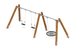 Качели (Лиственница темный) ИО 13.Р.05.03.03.01-Л.И1.01, фото 4