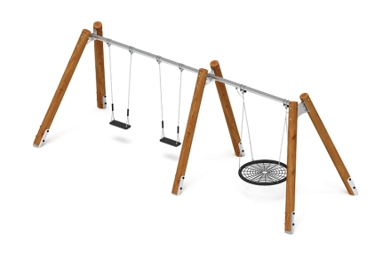 Качели (Лиственница темный) ИО 13.Р.05.03.03.01-Л.И1.01, фото 4