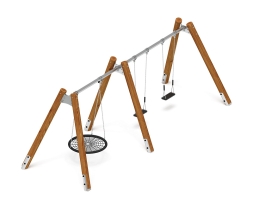 Качели (Лиственница темный) ИО 13.Р.05.03.03.01-Л.И1.01, фото 2