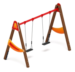 Качели двойные Д2 - ИО 12.Д.03.03.01-П - (Счастливое детство), фото 4