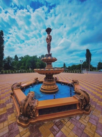 Фонтан Дворцовый с русалками, фото 1