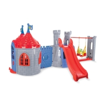 Игровой комплекс с домиком принцессы, горкой и качелью Pilsan Castle Slide (07-966) Игровой комплекс с домиком принцессы, горкой и качелью Pilsan Castle Slide (07-966)