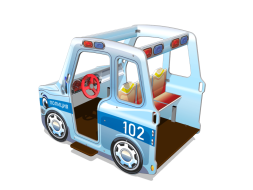 Игровой макет Машина Полиции ИМ246 для детских площадок, фото 2 Игровой макет Машина Полиции ИМ246 для детских площадок, фото 2