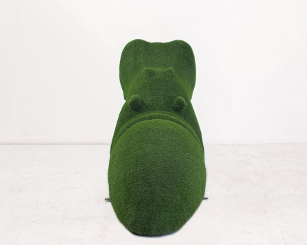 Топиари Бегемот в воде, h=140 см - газон Есо, фото 5