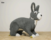 Топиари заяц Бертон, цветной - газон Eco Топиари заяц Бертон, цветной - газон Eco