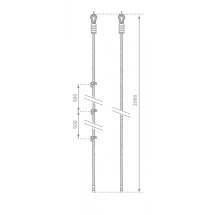 Канат для лазанья. Длина каната 2 м