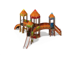 Детская игровая площадка Карандаши ДИК 2.26.04-01.С Н=1200, фото 2