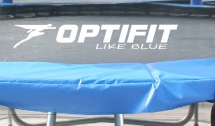 Батут OPTIFIT Like Blue 8ft 2,44 м с сине-желтой крышей