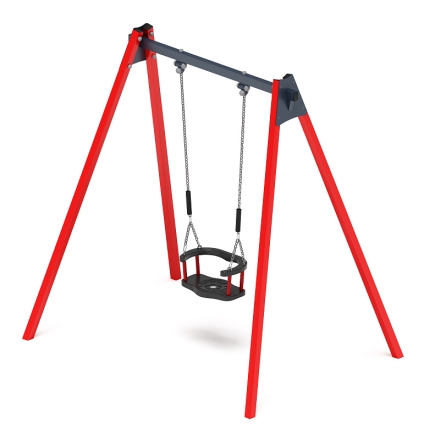 Качели М1 (красный) - ИО 11.М.01.03-01, фото 4