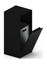 Урна парковая (черная) - МФ 50.02.01-01 (под анкера)